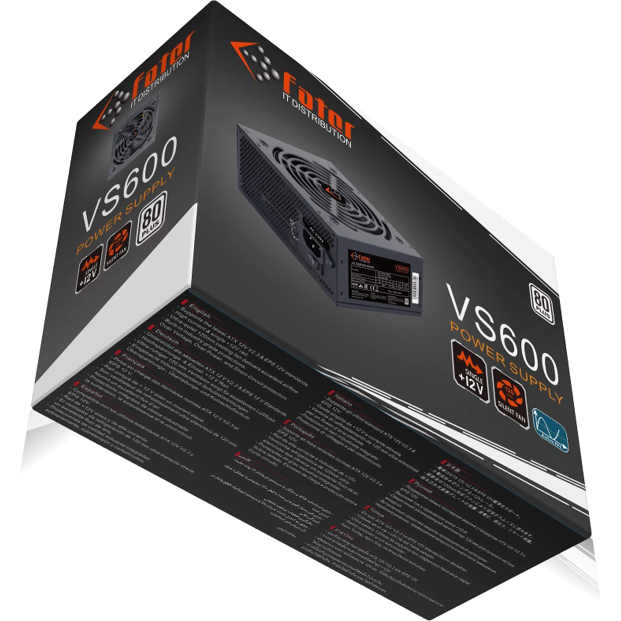 منبع تغذیه کامپیوتر فاطر مدل VS600