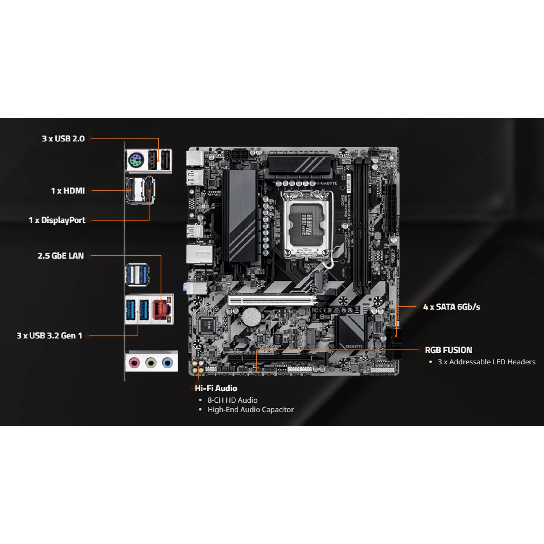 مادربرد گیگابایت مدل B860M POWER