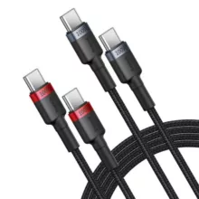 کابل USB-C بیسوس مدل B-2pcs طول 1 متر