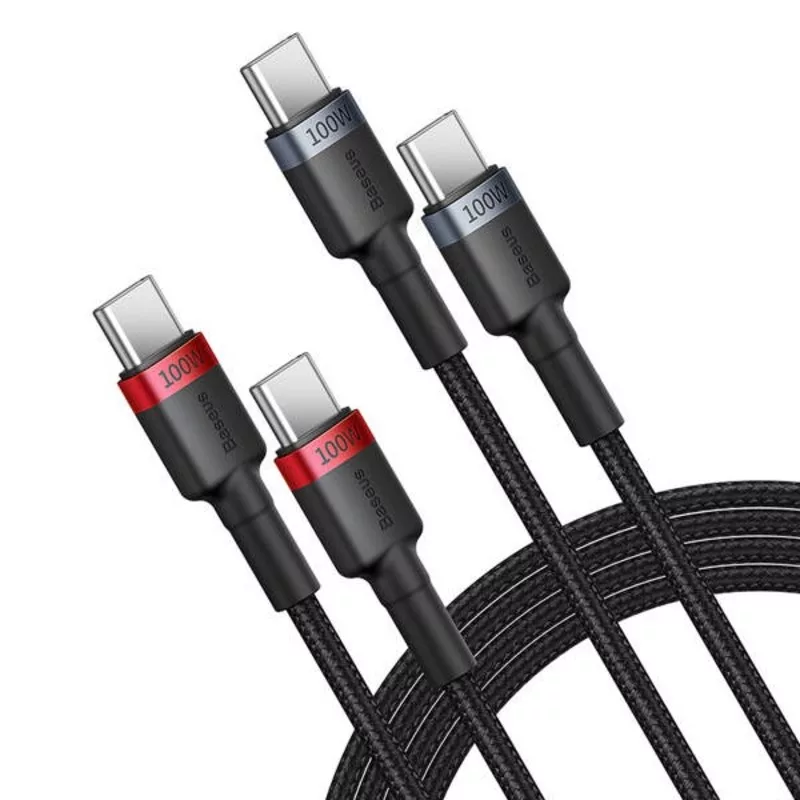 کابل USB-C بیسوس مدل B-2pcs طول 1 متر