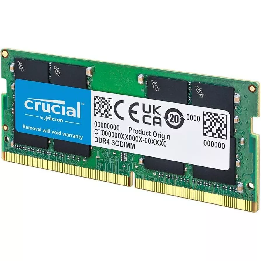 رم لپ تاپ DDR4 تک کاناله 3200 مگاهرتز CL22 کروشیال مدل CT8 ظرفیت 8 گیگابایت