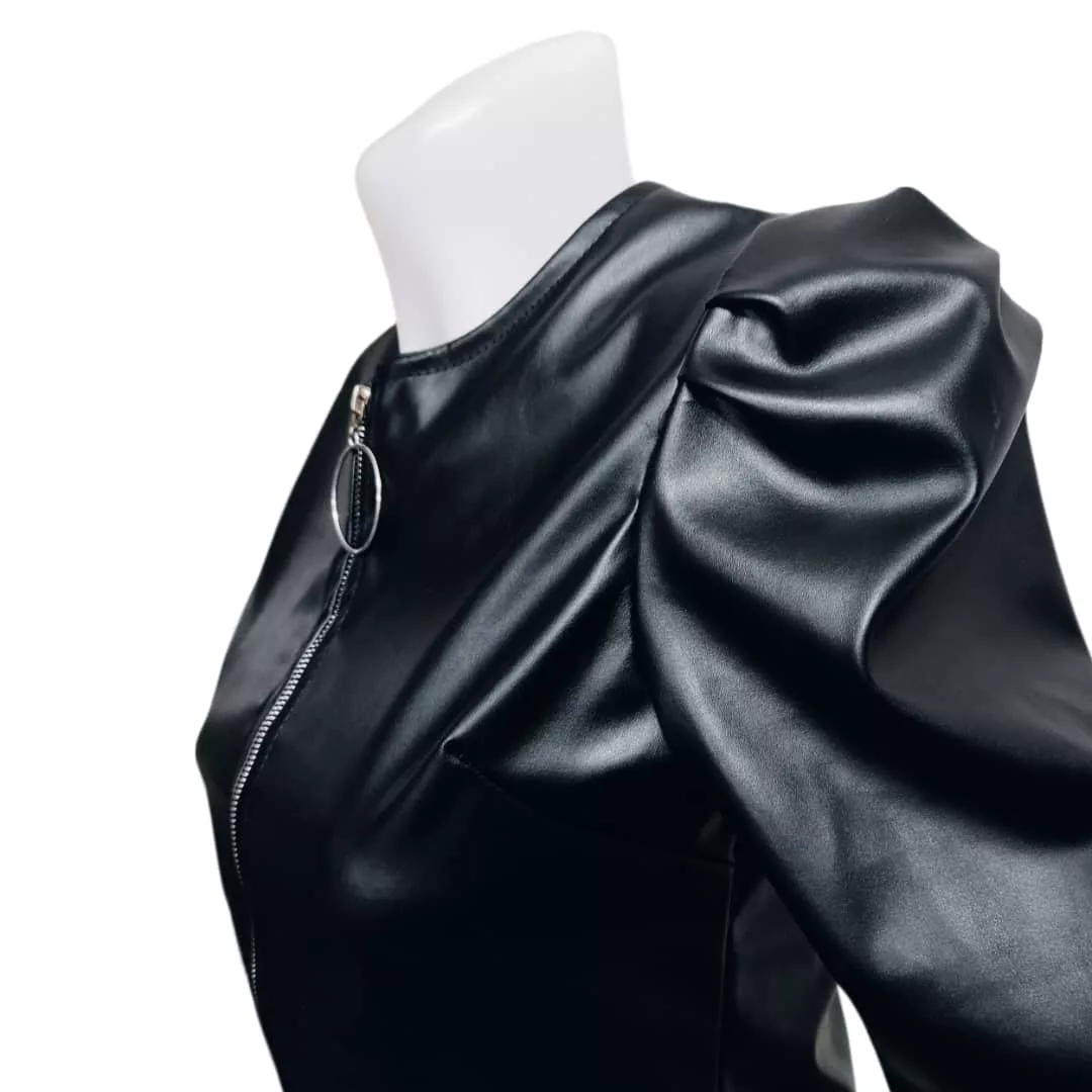 کت چرم زنانه مدل a