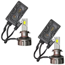 هدلایت نور پایین چراغ جلو تک حالته بست یدک مدل یخی کد X11 پایه H7 مناسب برای پراید 111 و 132 بسته 2 عددی