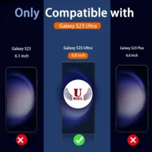 محافظ صفحه نمایش یوریل مدل UFGEDGE مناسب برای گوشی موبایل سامسونگ Galaxy S23 Ultra