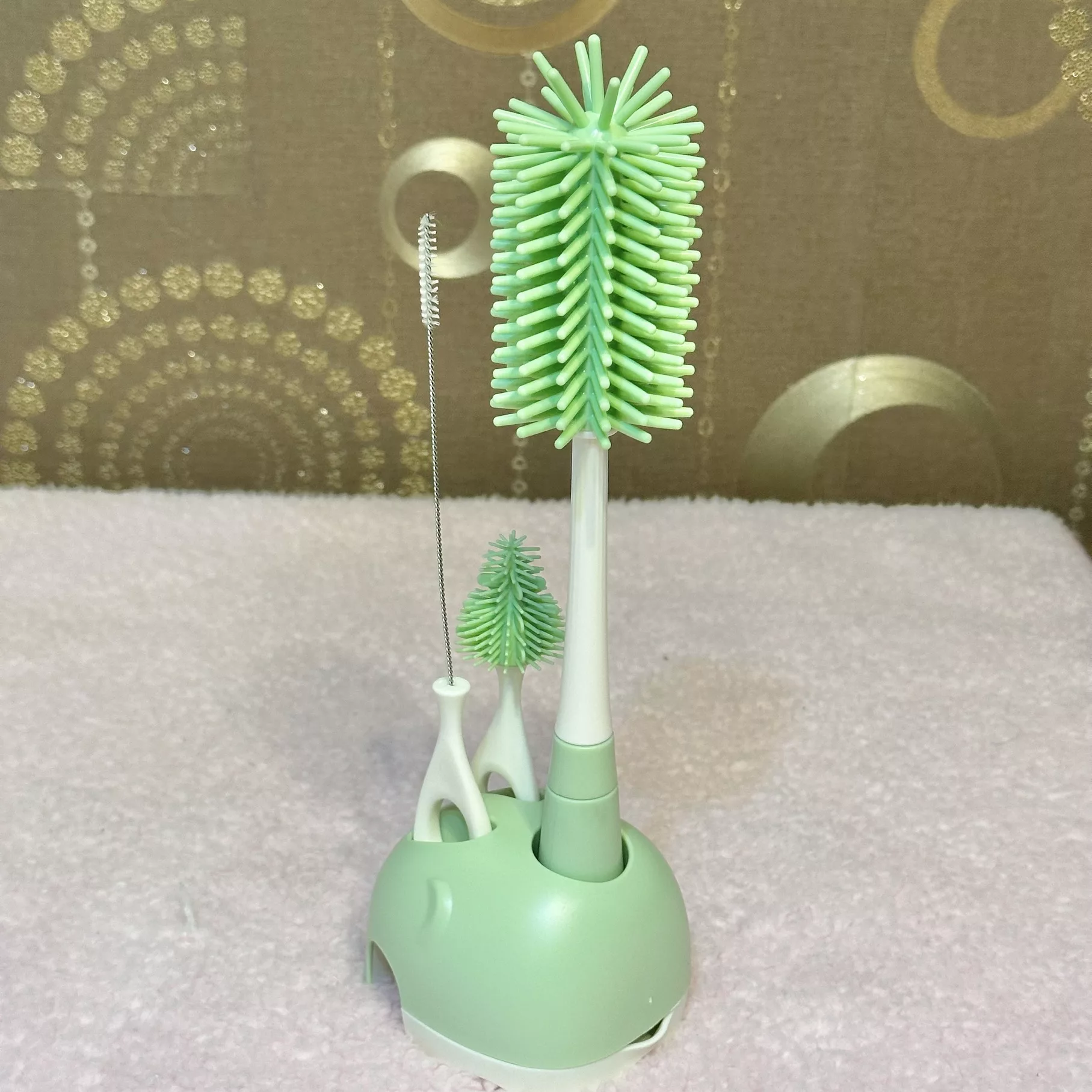 ست برس شیشه شور مدل فیل بسته 3 عددی کد 1002