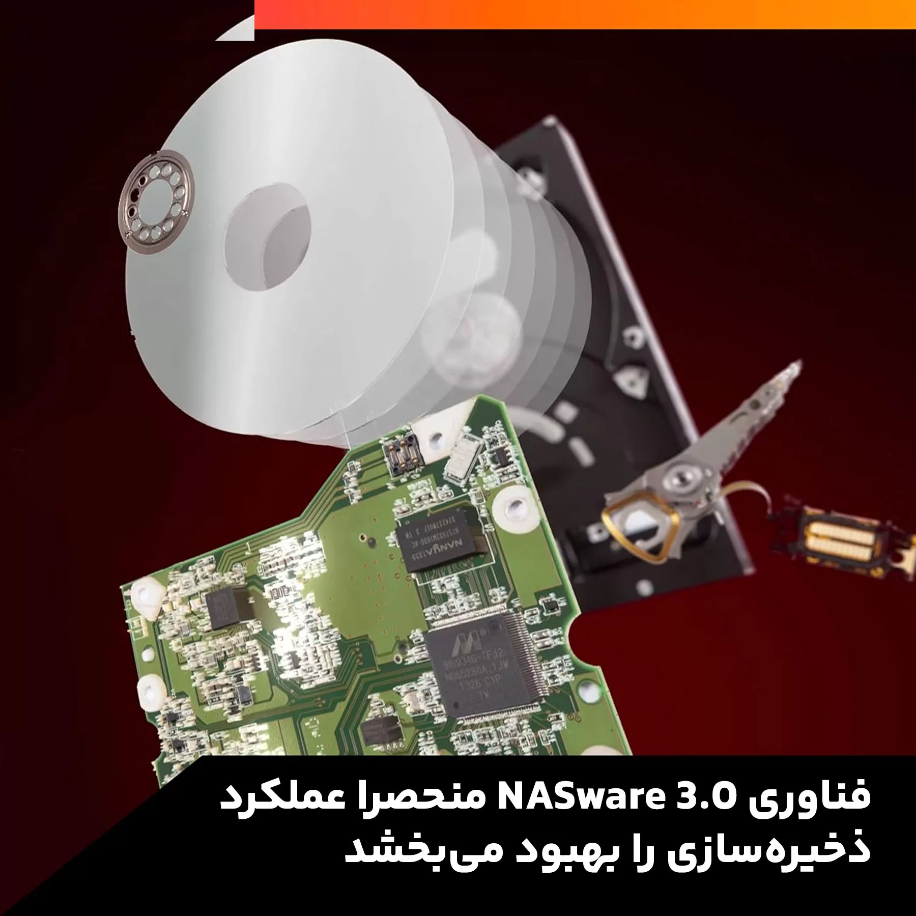 هارددیسک اینترنال وسترن دیجیتال مدل Red WD40EFRX ظرفیت 4 ترابایت