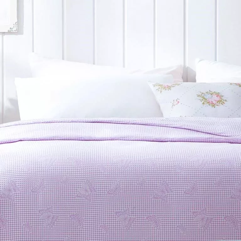 روتختی دو نفره انگلیش هوم مدل Butterflies سایز 230x220 سانتی‌متر
