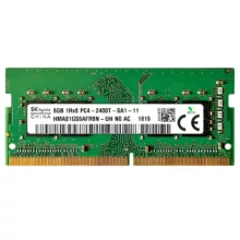 رم لپ تاپ DDR4 تک کاناله 2400 مگاهرتز CL17 اس کی هاینیکس مدل PC4-2400 ظرفیت 8 گیگابایت