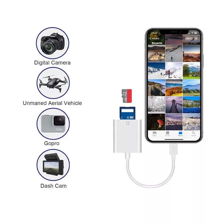 کارتخوان مدل OTG Lightning Link