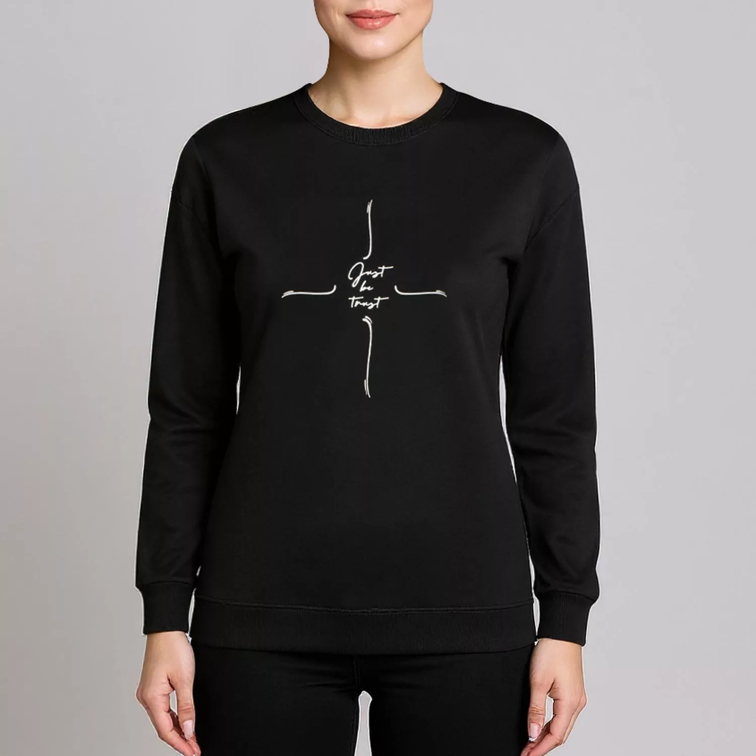 سویشرت زنانه باینت مدل 2261908 رنگ مشکی