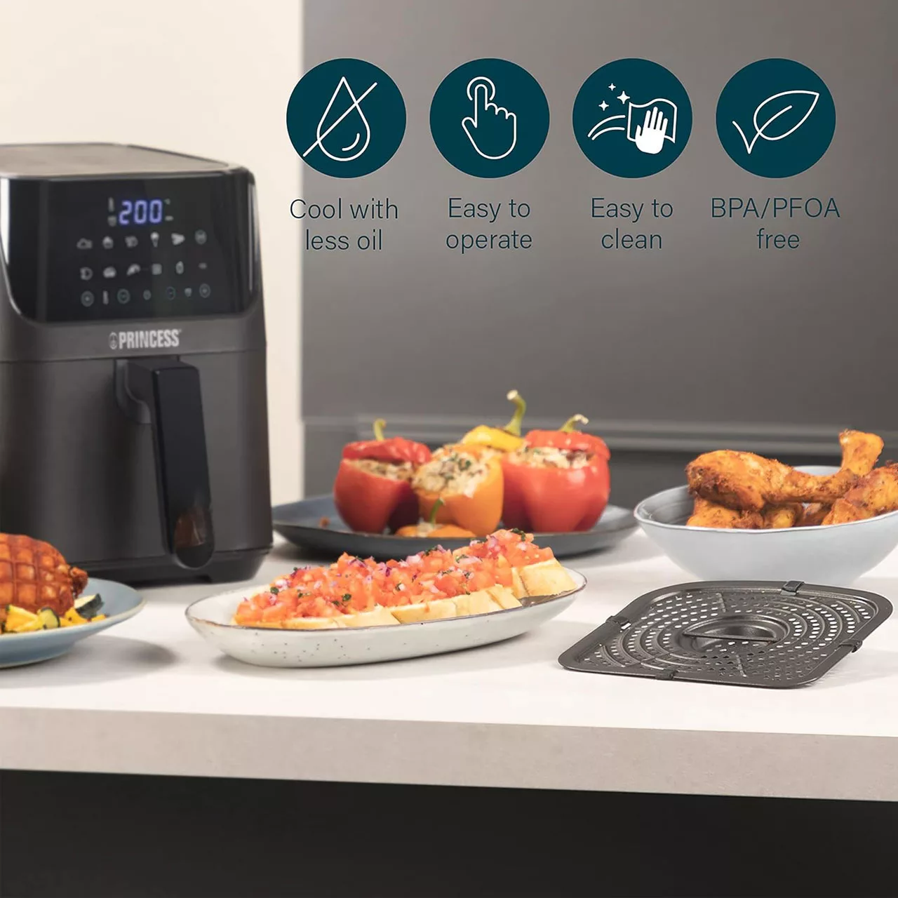 سرخ کن بدون روغن پرینسس مدل 182061