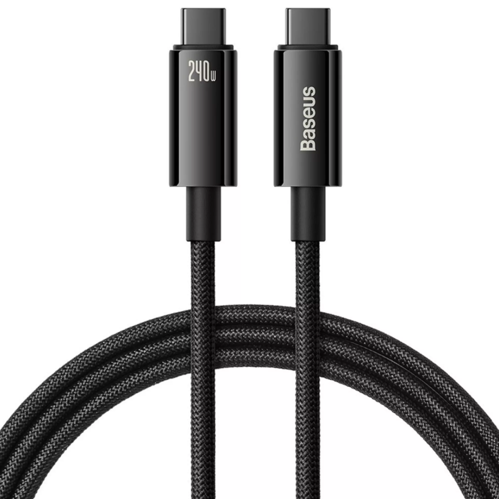 کابل تبدیل USB-C باسئوس مدل (TUNGSTEN GOLD  (240W طول 2 متر