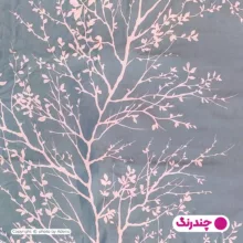 ملحفه آدنو مدل شاخه کد IR132 یک نفره سایز 120x200 سانتی متر