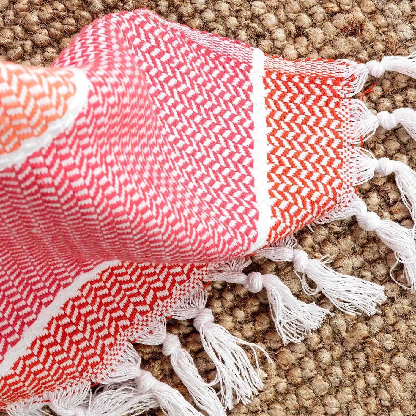 روتختی مادام کوکو مدل Sheryl Pembe Turuncu دو نفره سایز 240×220 سانتی متر