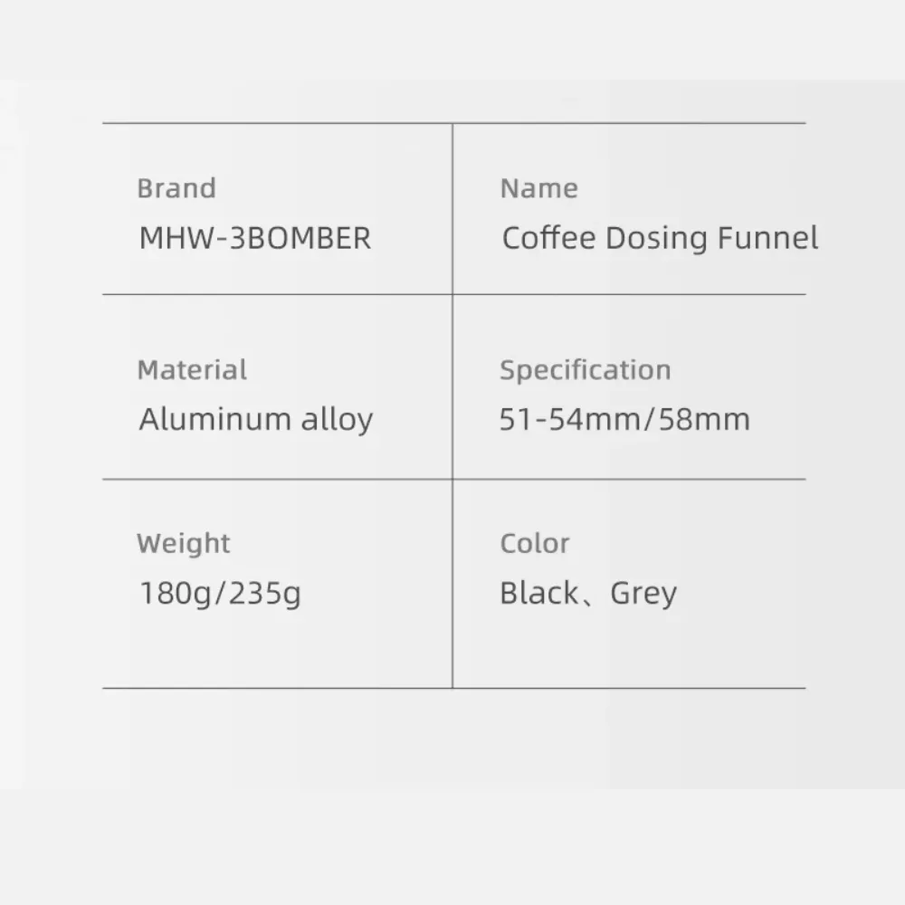 فانل اسپرسوساز ام اچ دبلیو تری بمبر مدل بلایند شیکر کد 51-54 mm