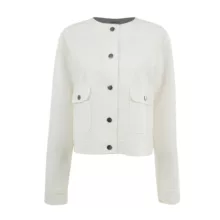 کت زنانه سرژه مدل 230153 رنگ سفید