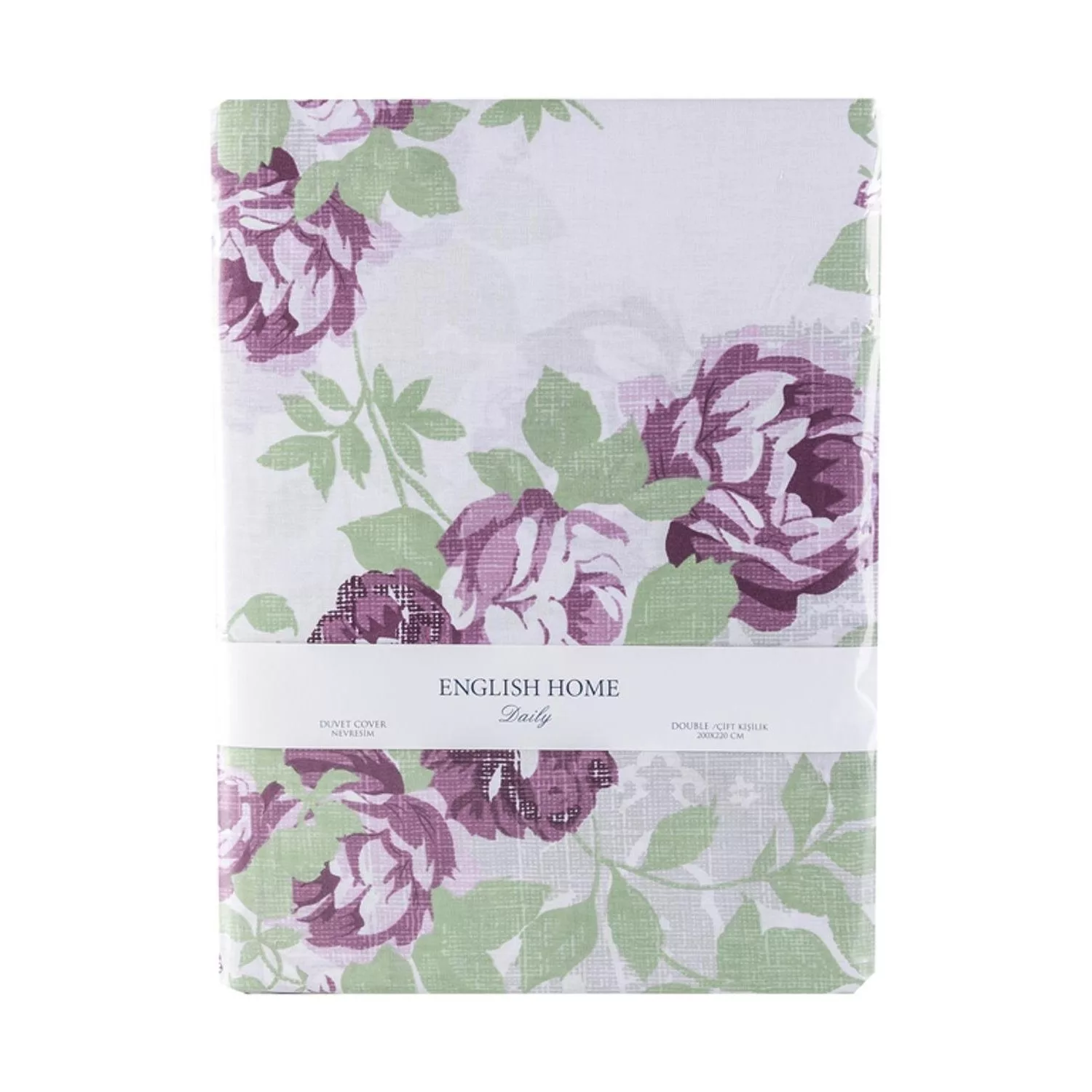 روکش لحاف پنبه انگلیش هوم مدل Rose Luster یک نفره سایز 220x160 سانتیمتر