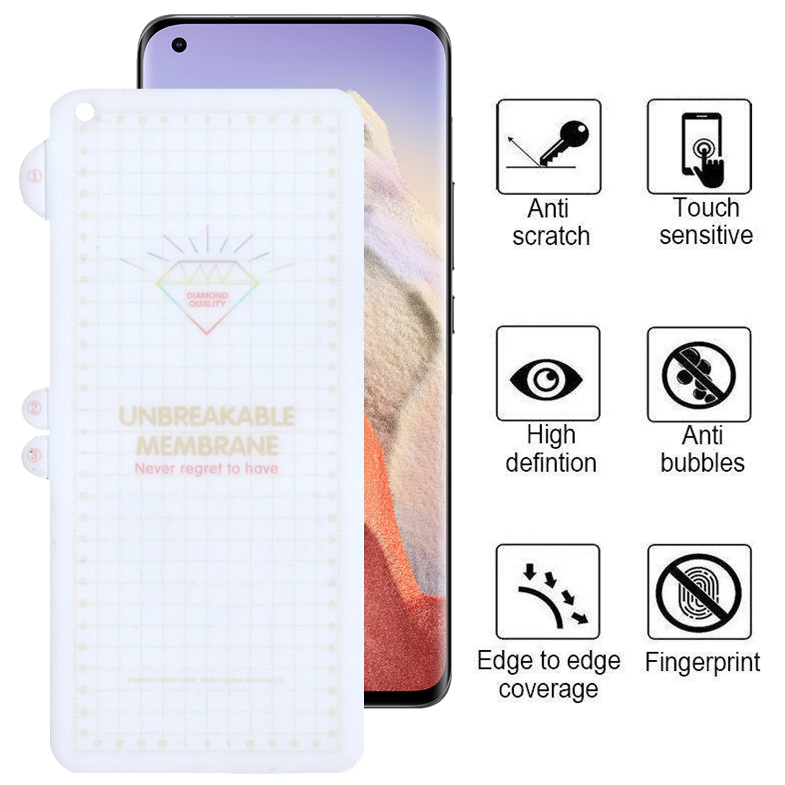 محافظ صفحه نمایش بوف مدل Hydrogel مناسب برای گوشی موبایل شیائومی Mi 11 / Mi 11 Pro / Mi 11 Ultra