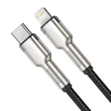 کابل تبدیل USB-C به لایتنینگ باسئوس مدل CATLJK 20W طول 2 متر
