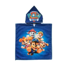 حوله پالتویی کودک مدل پانچو طرح paw patrol سایز 82*72 سانتی متر