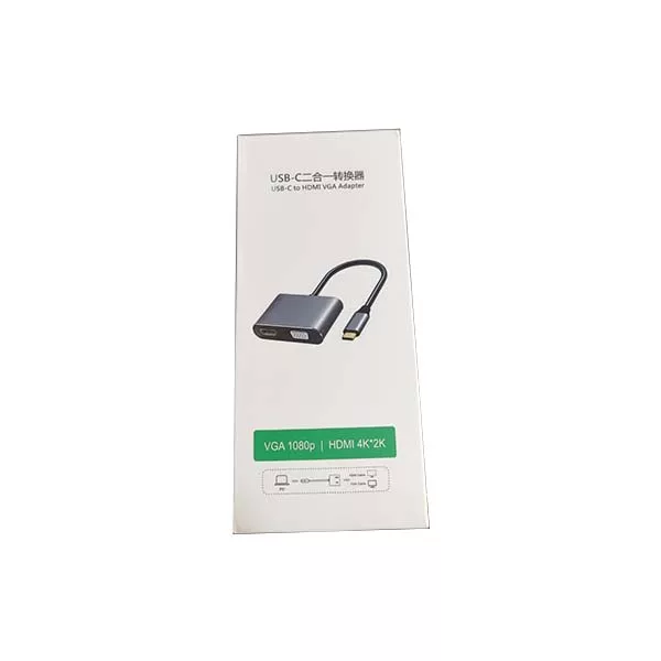 مبدل USB-C به HDMI / VGA مدل 170004008