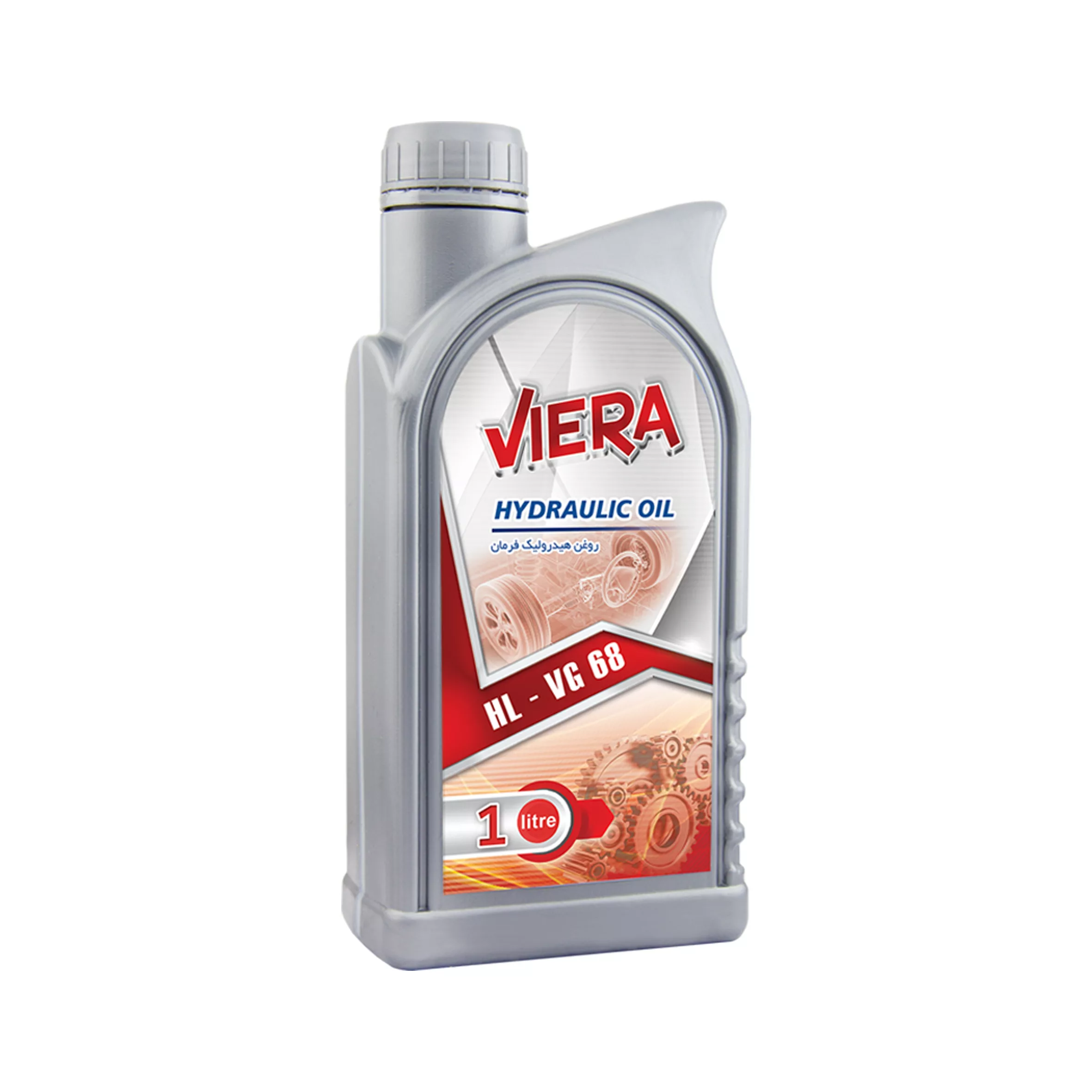 روغن هیدرولیک خودرو ویرا مدل VG68 HL حجم 1000 میلی لیتر