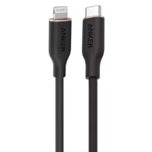 کابل تبدیل USB-C به لایتنینگ انکر مدل Powerline III Flow A8663 طول 1.8 متر