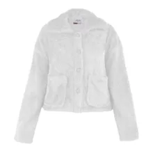 سویشرت زنانه هلکا مدل یقه شکاری تدی