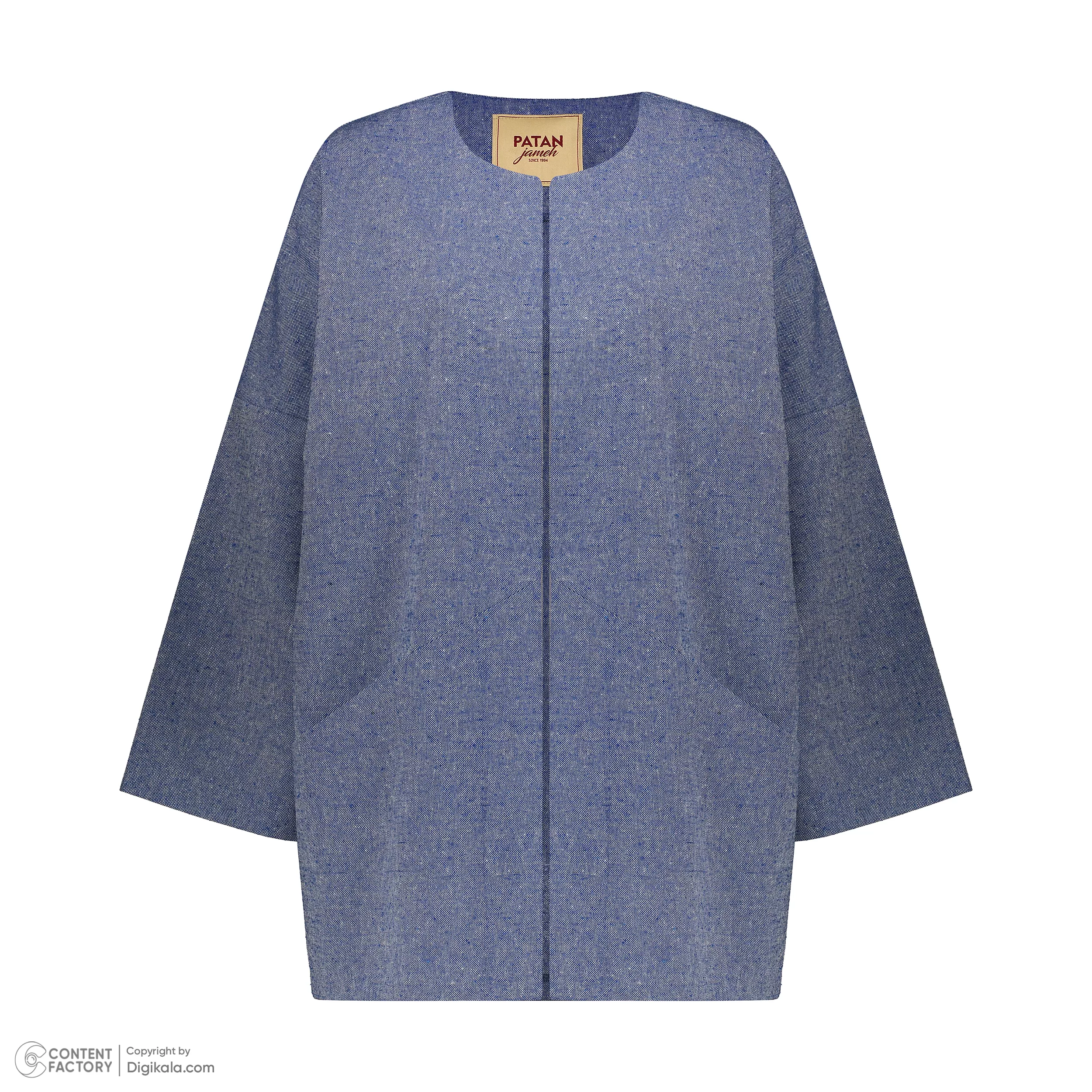 کت زنانه پاتن جامه مدل 108031030242305 رنگ آبی
