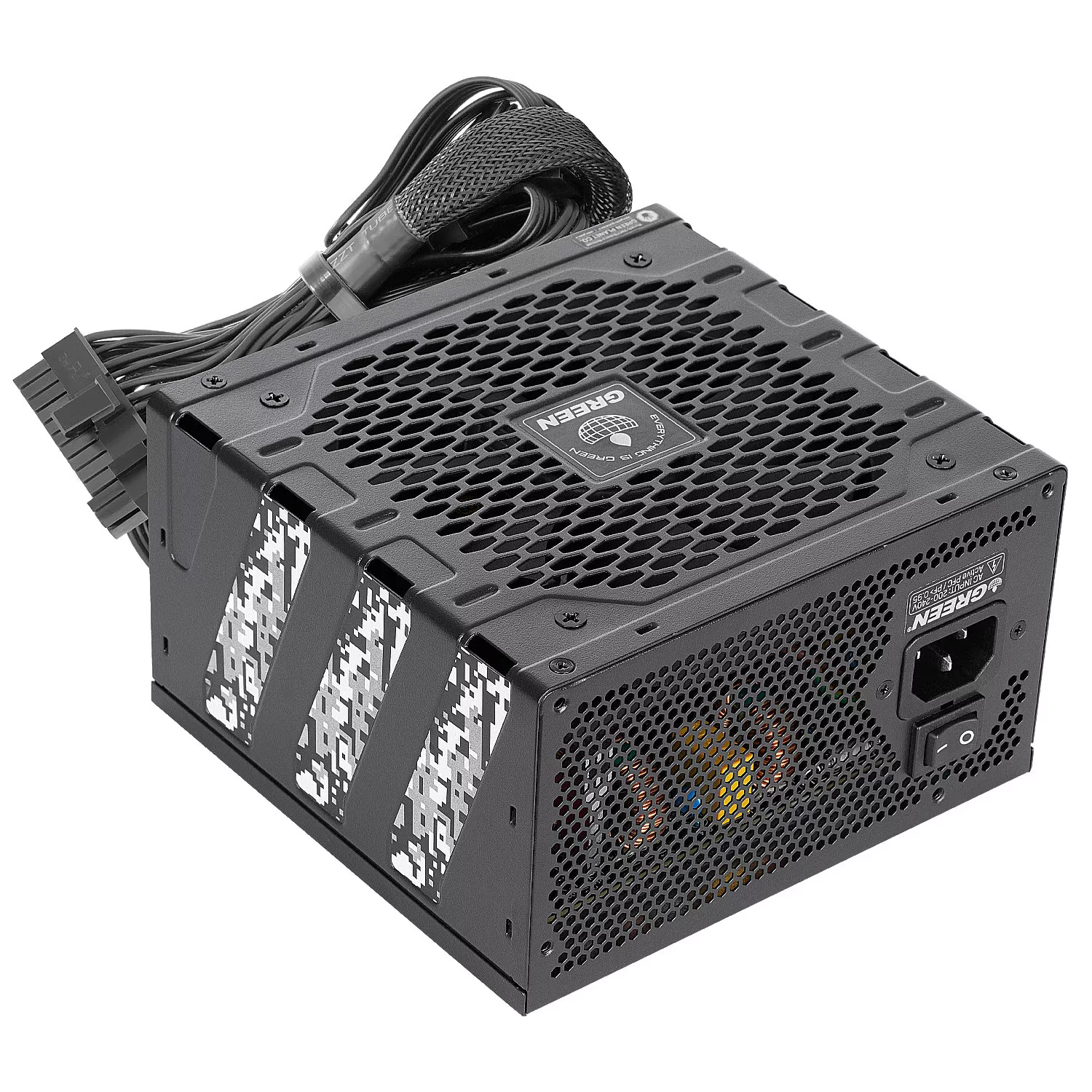 منبع تغذیه کامپیوتر 800W وات گرین مدل GP800A-GED V3.1 (ATX 3.1)