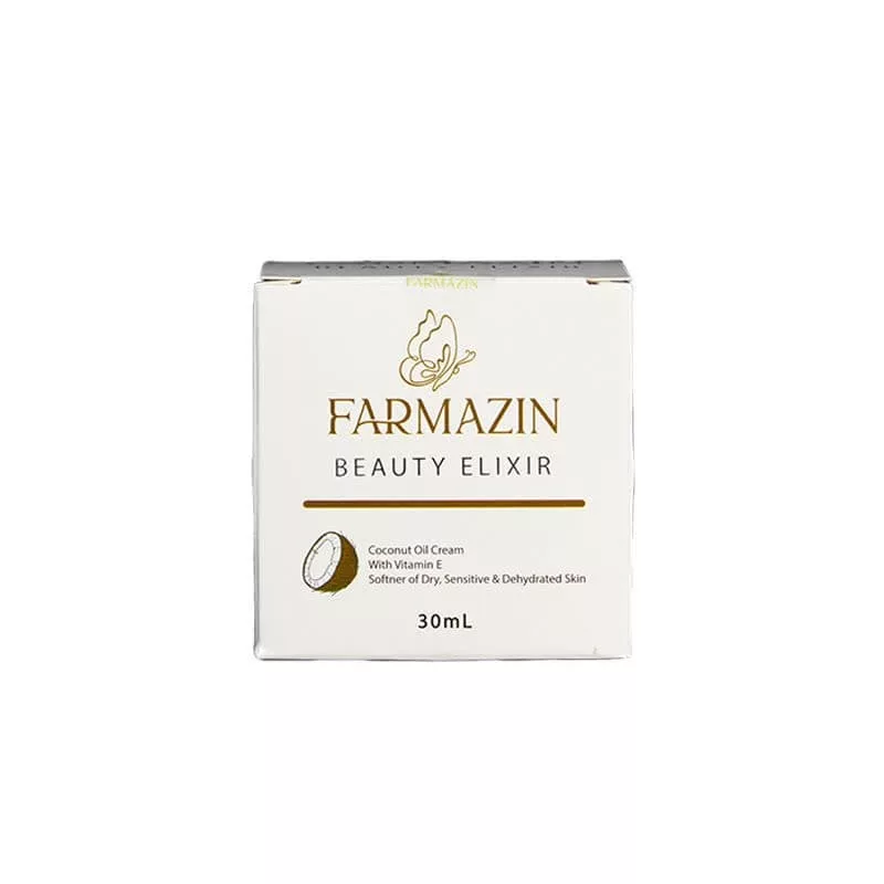 کرم نرم کننده دست و صورت فارمازین مدل روغن نارگیل مناسب برای پوست های خشک حجم 30 میلی لیتر مجموعه دو عددی
