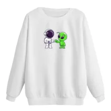 سویشرت زنانه مدل فضانورد و آدم فضایی