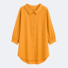 تونیک آستین بلند زنانه مدل روت کد M5203 رنگ نارنجی