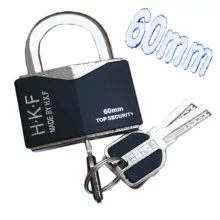 قفل آویز اچ کی اف مدل moon - 007 سایز 60 میلی متر