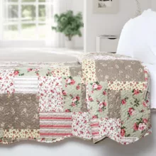 روتختی انگلیش هوم مدل Margot دو نفره سایز 220×200 سانتی متر