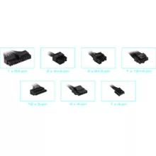 منبع تغذیه کامپیوتر 1000 وات گیم دیاس مدل HELIOS P2-1000G
