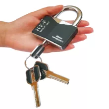 قفل آویز اچ کی اف مدل moon - 007 سایز 60 میلی متر