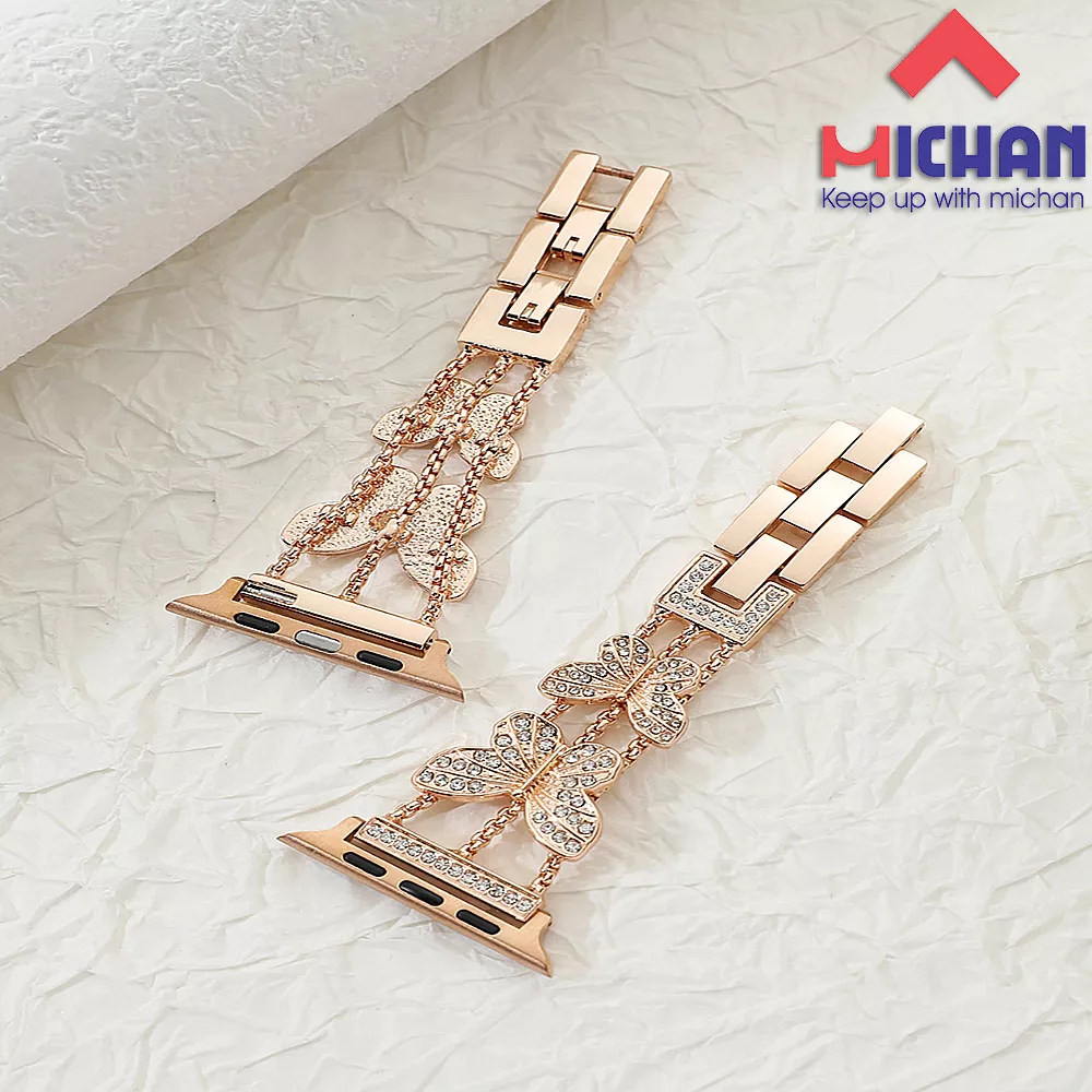بند میچان مدل Butterfly مناسب برای اپل واچ 41/40/38 میلیمتر