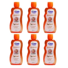 شامپو سر و بدن کودک وی کر مدل عصاره آلوئه ورا و عصاره جوانه گندم حجم 230 میلی لیتر بسته 6 عددی