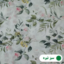 ملحفه پانیذ پود مدل سوسن کد P103-1 یک نفره سایز 120x200 سانتی متر