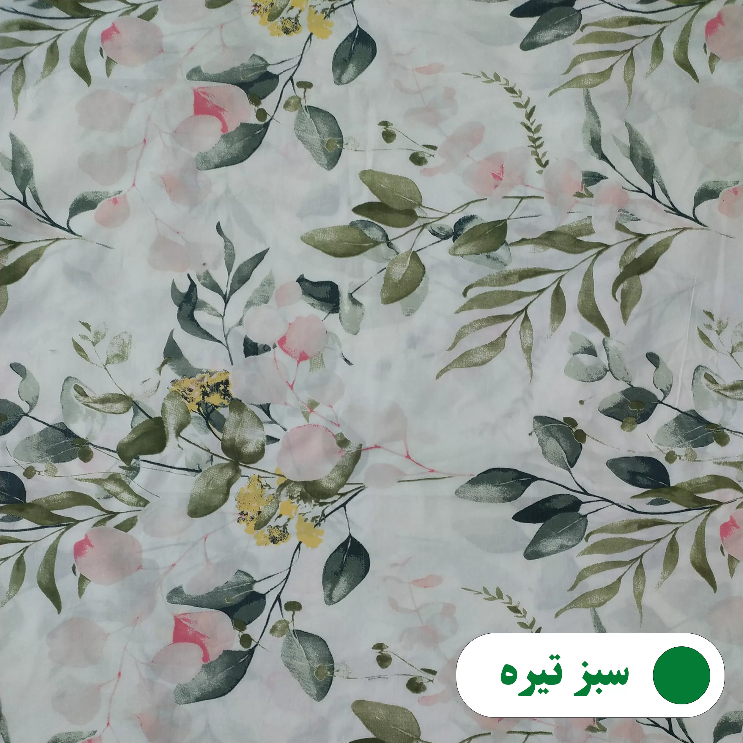 ملحفه پانیذ پود مدل سوسن کد P103-1 یک نفره سایز 120x200 سانتی متر