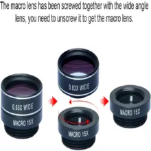 لنز کلیپسی موبایل اپیکسل مدل Lens Kit 5 in 1