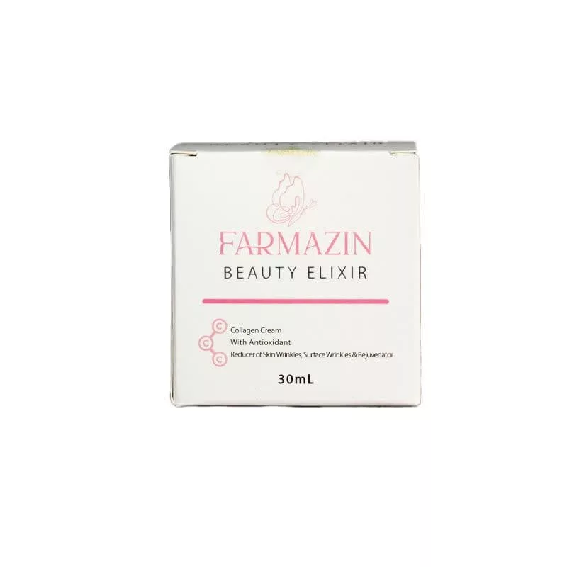 کرم مرطوب کننده دست و صورت فارمازین مدل کلاژن مناسب برای انواع پوست حجم 30 میلی لیتر مجموعه دو عددی