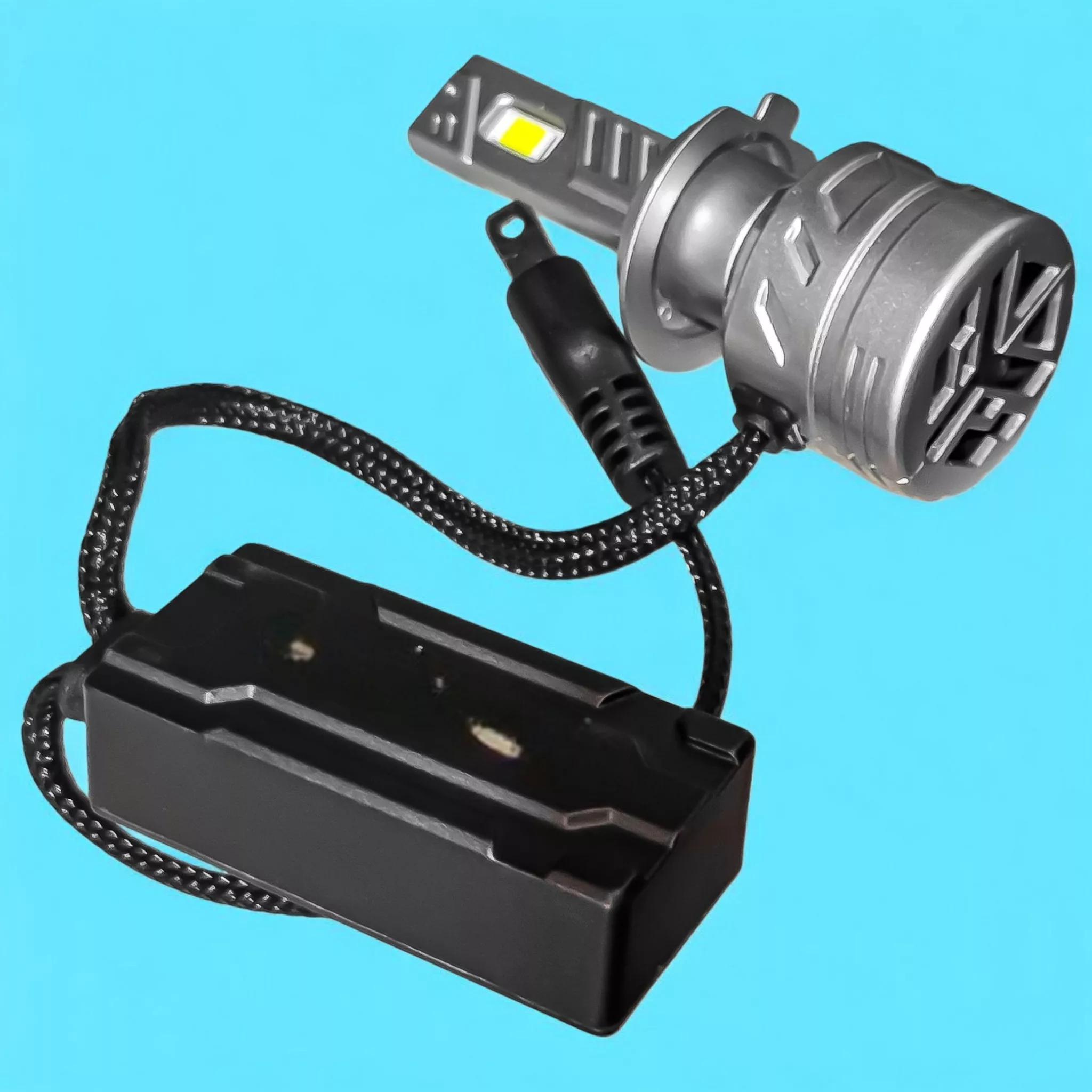 هدلایت نور پایین چراغ جلو تک حالته بست یدک مدل یخی کد CB1300 پایه H7 مناسب برای پراید 132 و 111 بسته 2 عددی