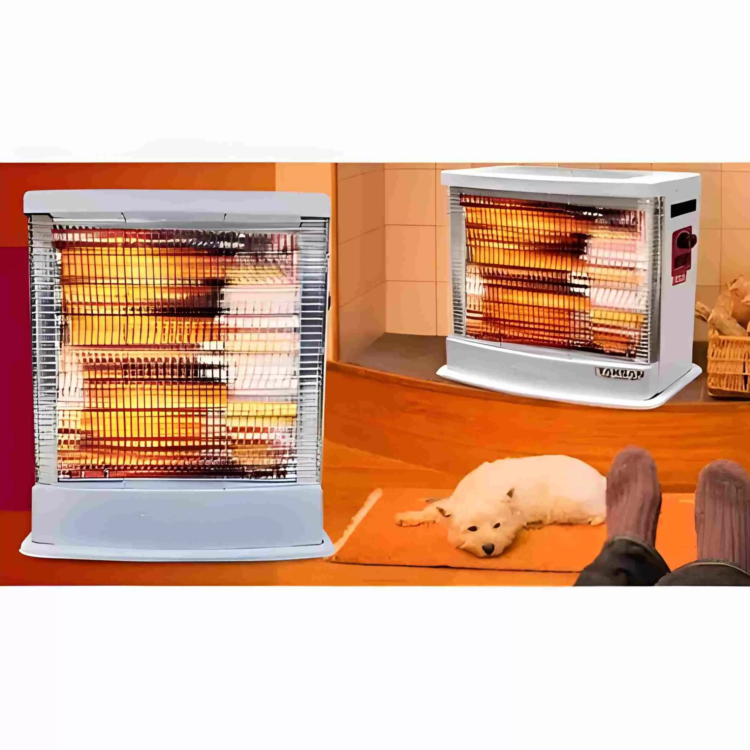 بخاری برقی تکسان مدل شش شعله فن دار