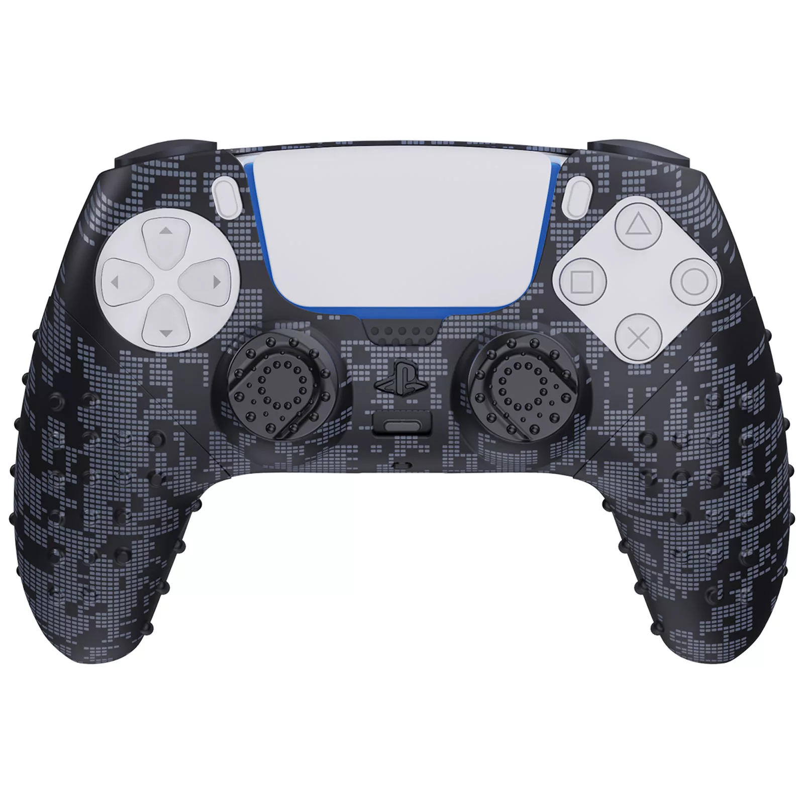 محافظ دسته پلی استیشن 5 اسپارک فاکس مدل Silicone Grip Pack Digital Camo به همراه روکش آنالوگ