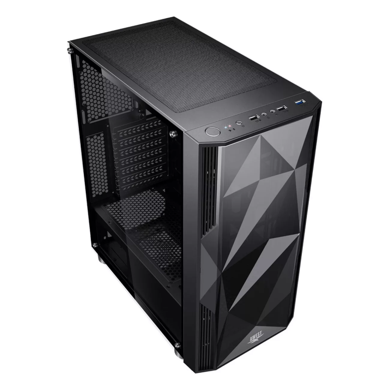 کیس کامپیوتر گیمینگ اوست مدل GT-AV02-BG
