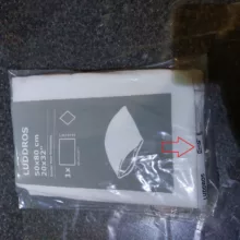 رو بالشی ایکیا مدل LUDDROS - 50×80 CM