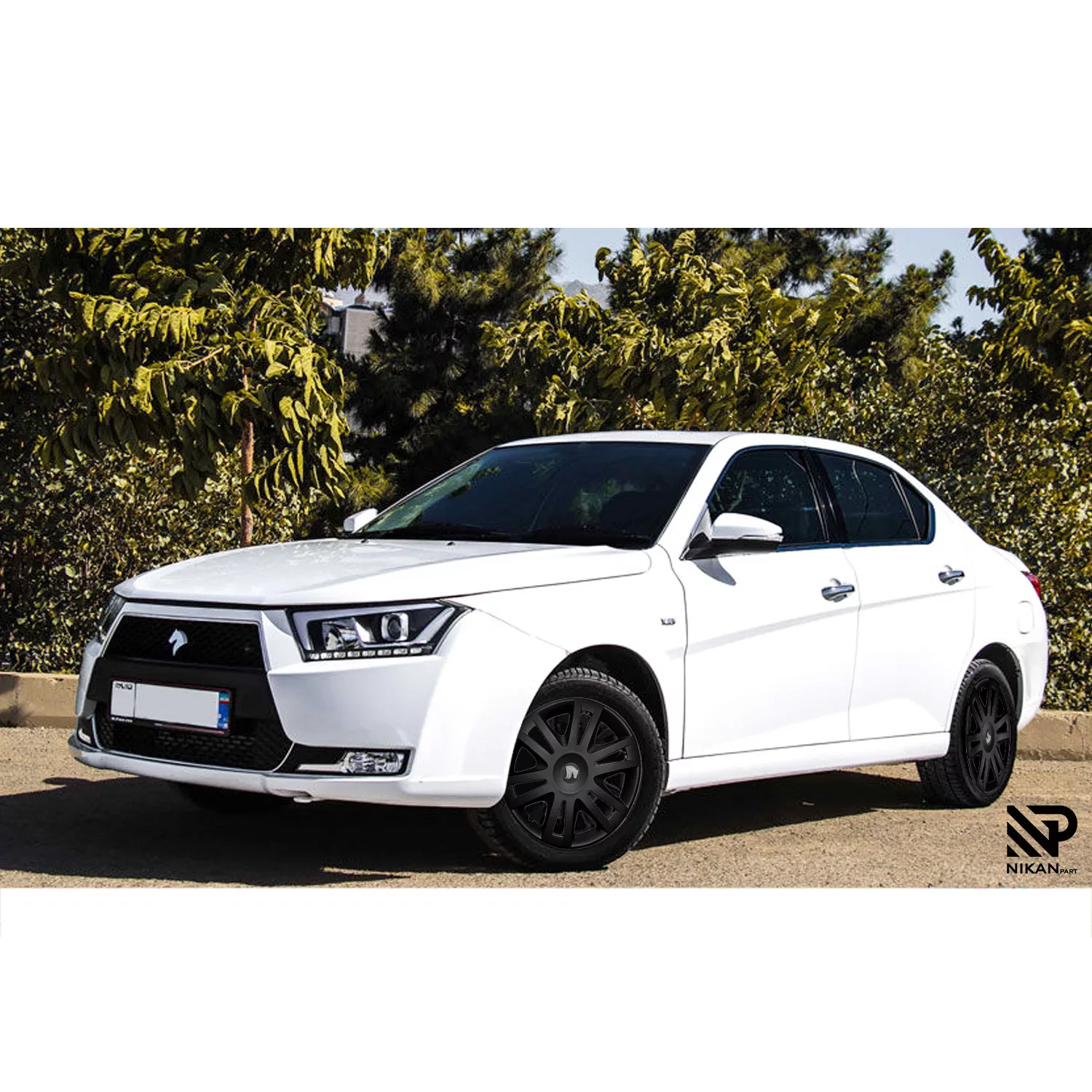 قالپاق چرخ تی پی ای مدل ِDN-B04 سایز 15 اینچ مناسب برای دنا بسته 4 عددی