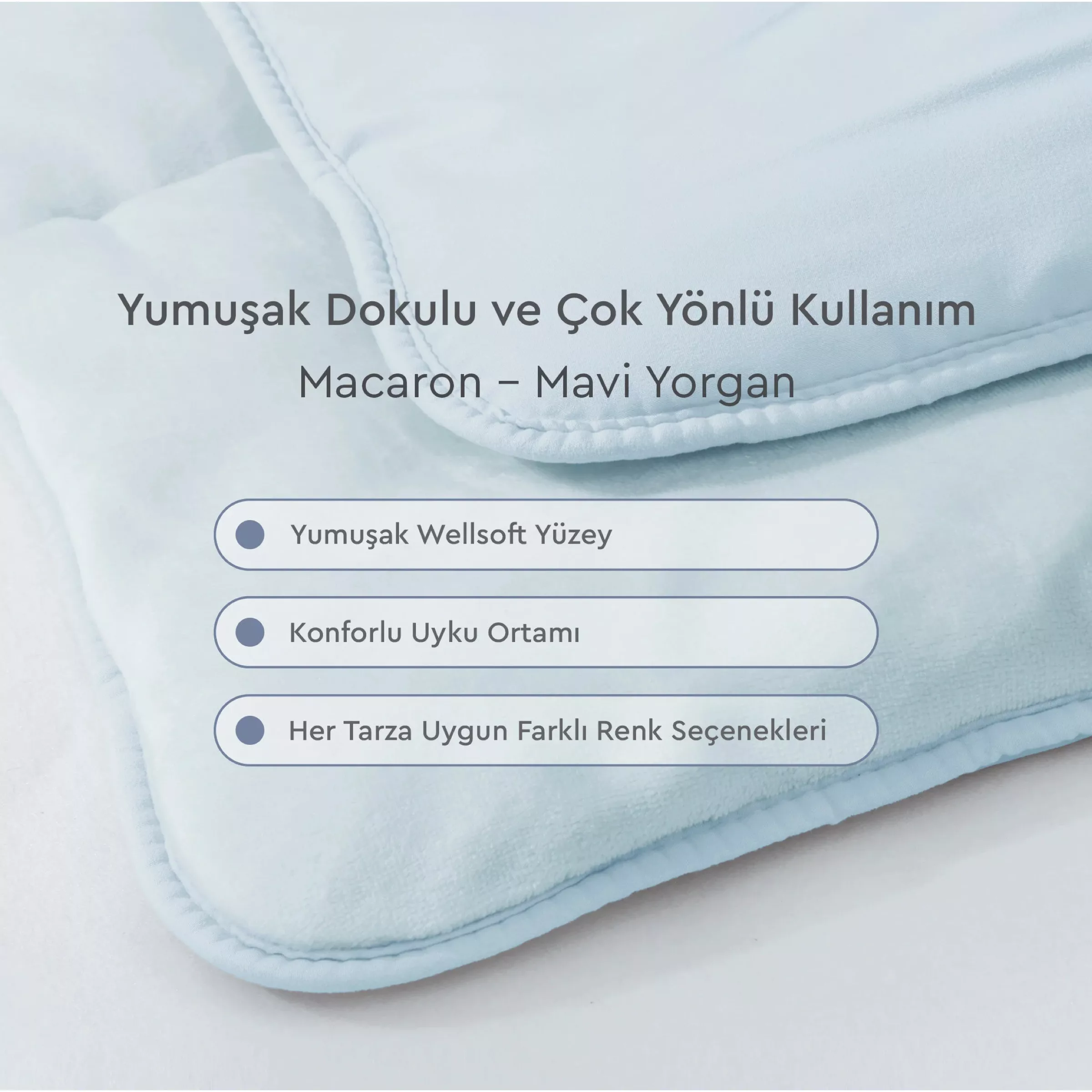 لحاف دونفره یاتاش مدل Macaron سایز ۱۹۵*۲۱۵ سانتیمتر